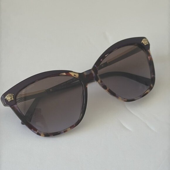 Versace VE 4313 Sunglasses 517968 Eggplant Violet Havana/ Violent Gradient Brown main image 9